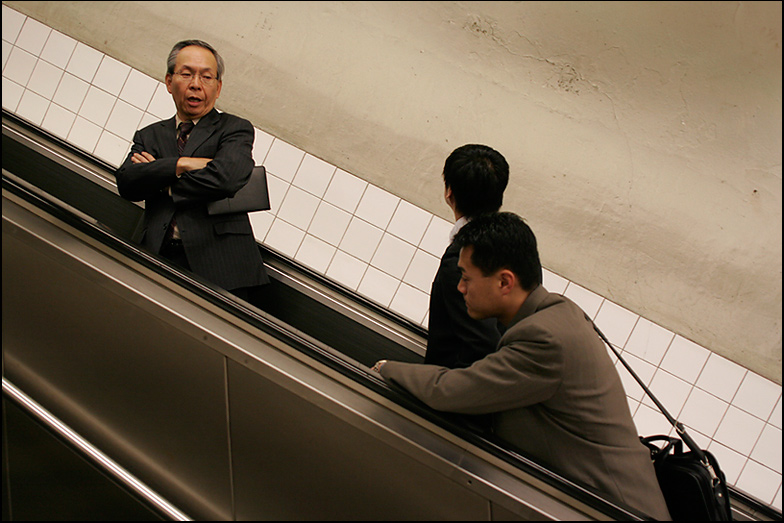 Lexington ave escalator at 42nd st ~ 9:55pm - Click for next Image