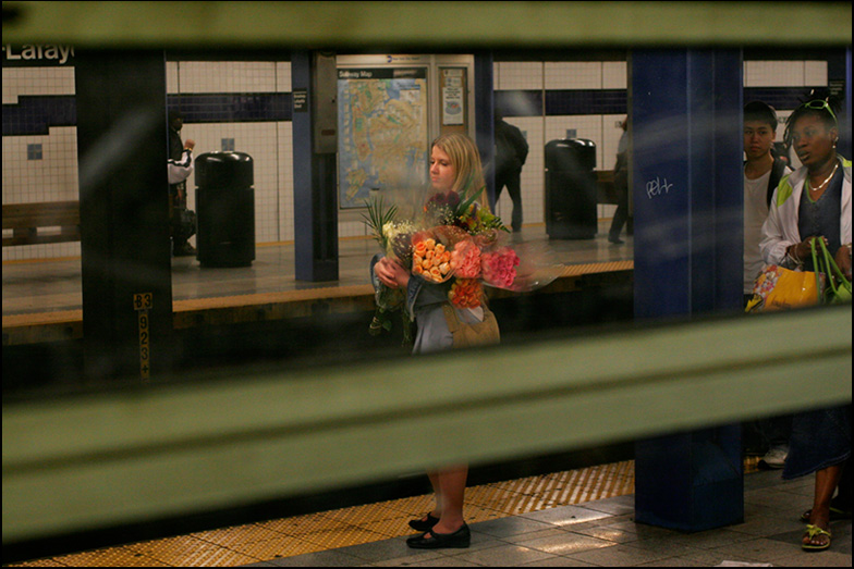 Broadway/Lafayette station ~ 6:45pm - Click for next Image