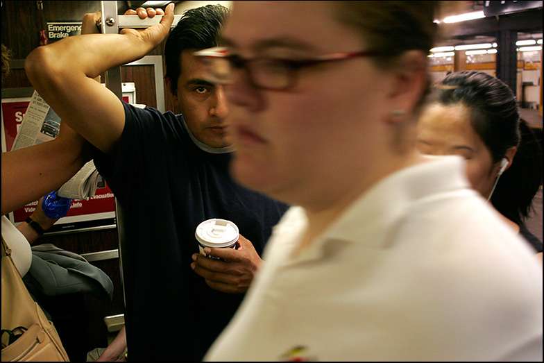 F Train ~ 7th ave, Bklyn ~ 9:15am - Click for next Image