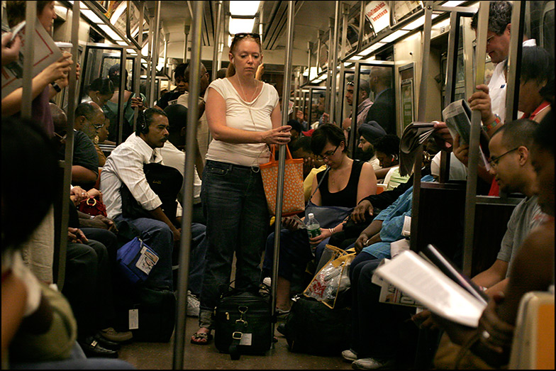 F Trains ~ Picking up in Brooklyn ~ 9:20am - Click for next Image