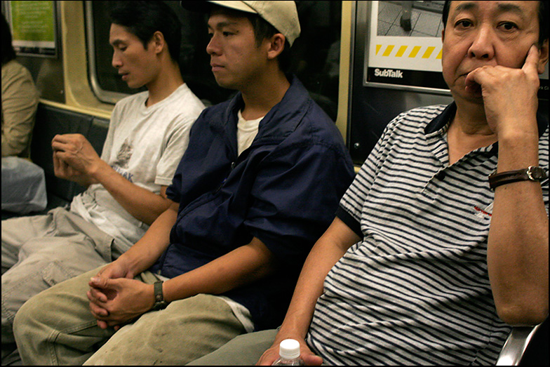 D Train ~ Brooklyn Bound ~ 6:15pm - Click for next Image