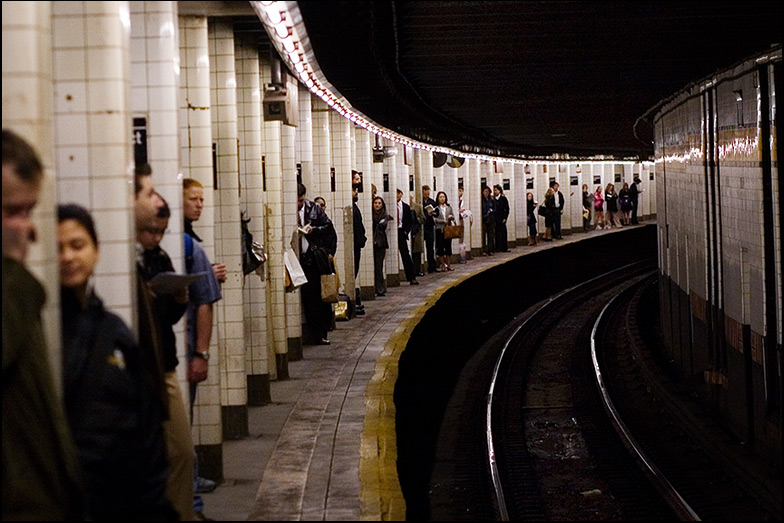 F Train ~ 15th Street Prospect Park ~ 8:45am - Click for next Image