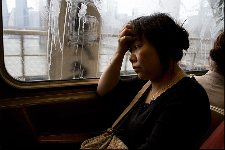 N Train ~ Manhattan Bridge ~ 6:25pm - Click for next Image