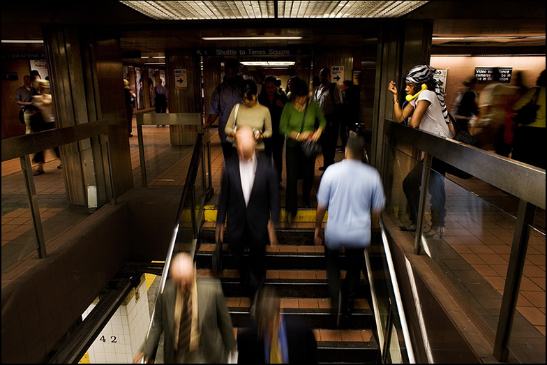 42nd Street-Grand Central Station ~ 6:15pm - Click for next Image