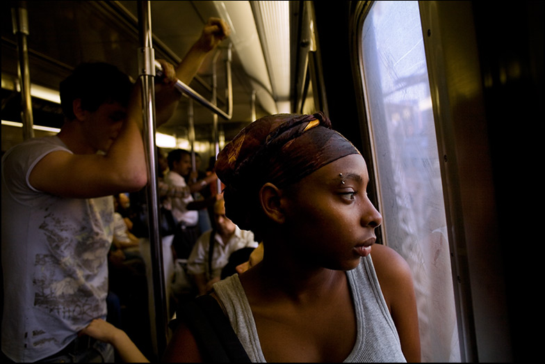 Q Train ~ Manhattan Bridge ~ 6:30pm - Click for next Image