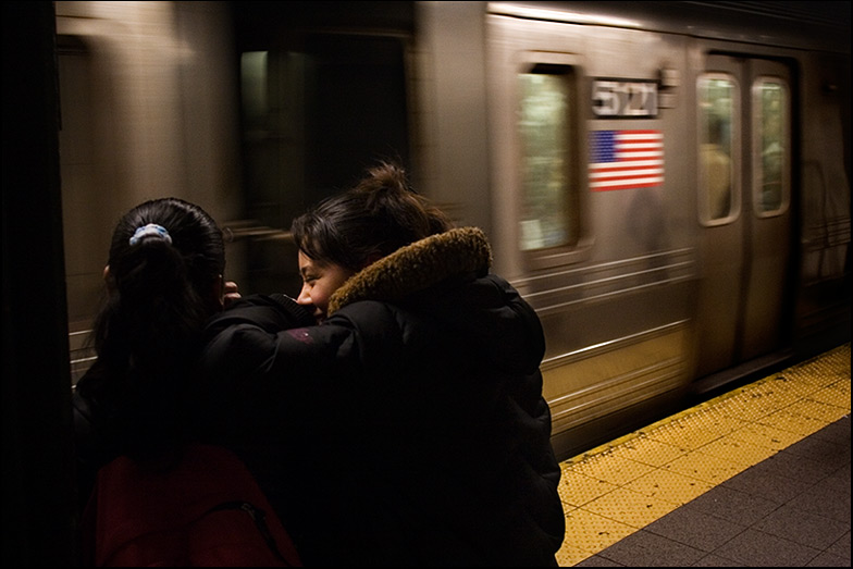 Q Train ~ Union Square Station ~ 6:35pm - Click for next Image