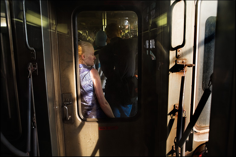 Q Train ~ Manhattan Bridge ~ 6:35pm - Click for next Image