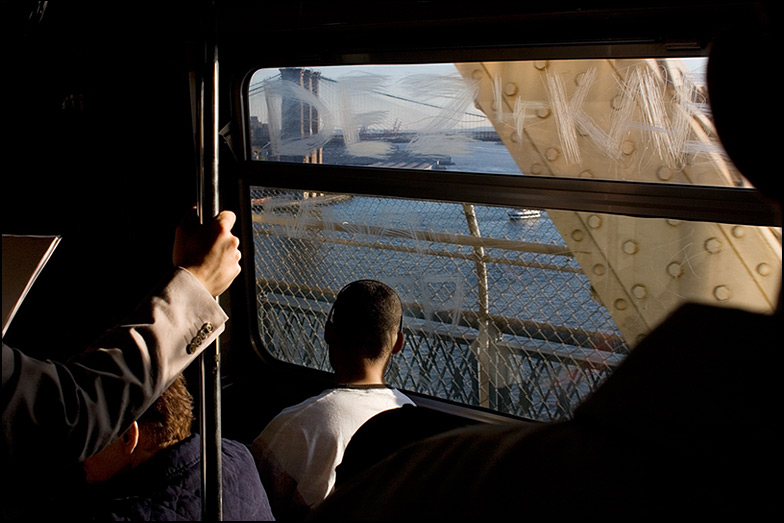 N Train ~ Manhattan Bridge ~ 6:15pm - Click for next Image