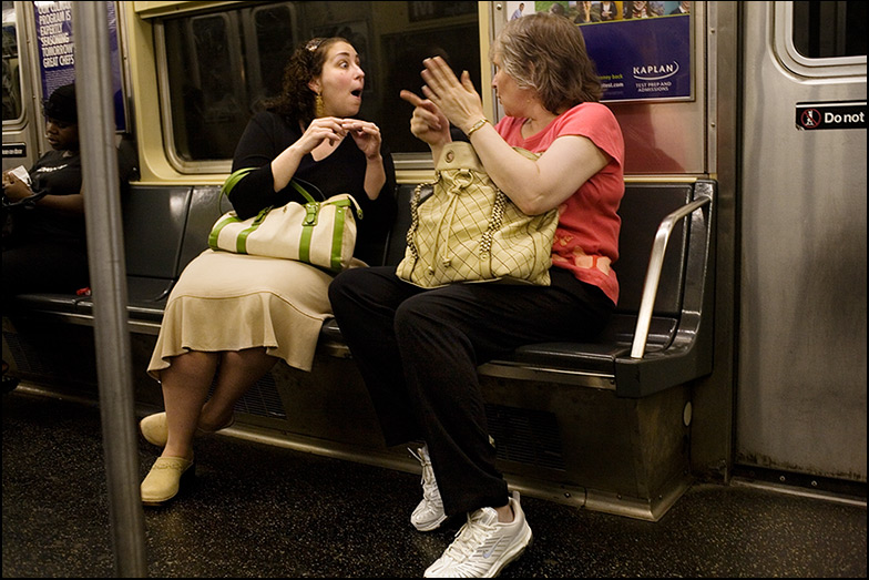 M Train ~ Brooklyn bound ~ 6:45pm - Click for next Image