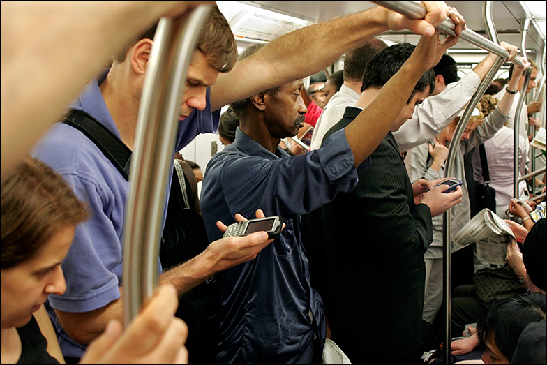 5 train ~ Downtown ~ 6:18pm - Click for next Image