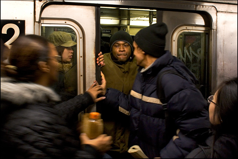 A Train ~ Broadway-Nassau St ~ 6:35pm - Click for next Image