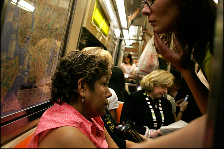F Train ~ Going home ~ 6:50pm - Click for next Image