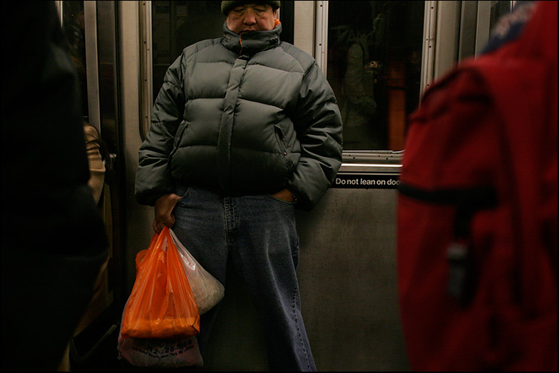 D Train ~ Manhattan Bridge ~ 6:45pm - Click for next Image