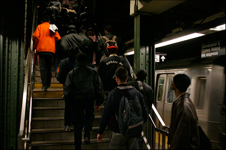 Pacific Street Station ~ 6:35pm - Click for next Image