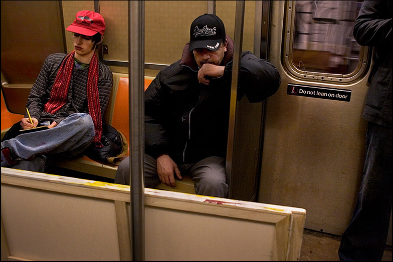 R Train ~ Union Street ~ 8:45am - Click for next Image