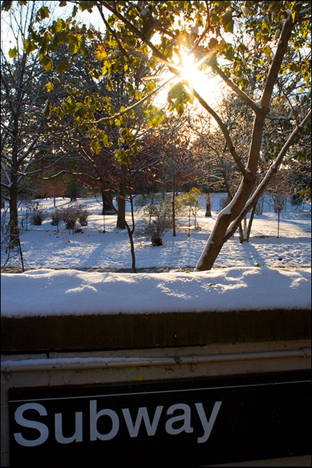 15th St. Prospect Park Station ~ 8:45am - Click for next Image