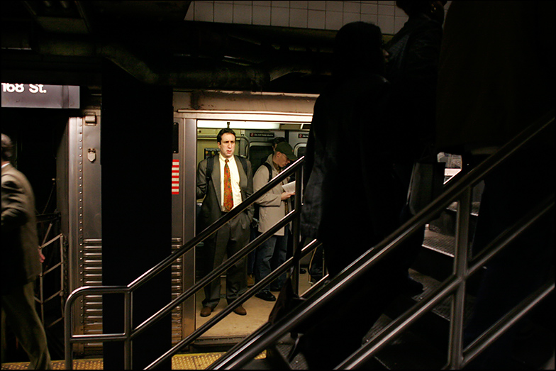 Fulton Street station ~ 9:30am - Click for next Image